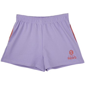 Kleidung Damen Shorts / Bermudas Superb 1982 SPRBSH-2201-LILAC-CREAM Violett