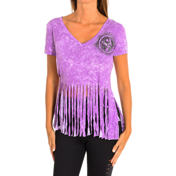 Kleidung Damen T-Shirts & Poloshirts Zumba Z1T00401-LILA Violett