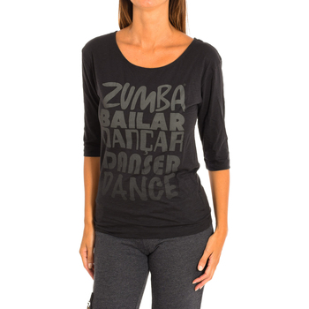 Kleidung Damen T-Shirts & Poloshirts Zumba Z1T00684-NEGRO Grau
