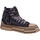 Schuhe Damen Sneaker Rebecca White D&W zebra strip navy WX22-4-A 71 Blau