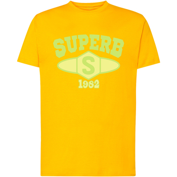Kleidung Herren T-Shirts Superb 1982 SPRBCA-2201-YELLOW Gelb