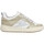 Schuhe Damen Sneaker Semerdjian Chita Cuir Glitter Femme Blanc Platine Weiss