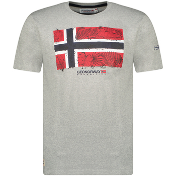 Kleidung Herren T-Shirts Geo Norway SW1239HGNO-BLENDED GREY Grau