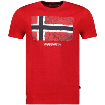 Kleidung Herren T-Shirts Geo Norway SW1239HGNO-CORAL Rot