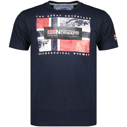 Kleidung Herren T-Shirts Geographical Norway SW1240HGN-NAVY Marine