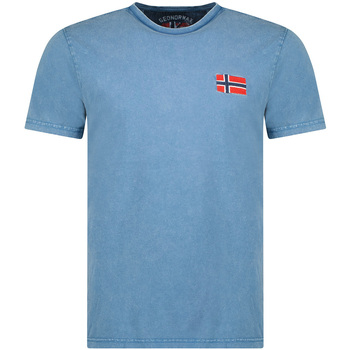 Kleidung Herren T-Shirts Geographical Norway SW1269HGNO-BLUE Blau