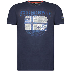 Kleidung Herren T-Shirts Geographical Norway SW1270HGNO-NAVY Marine