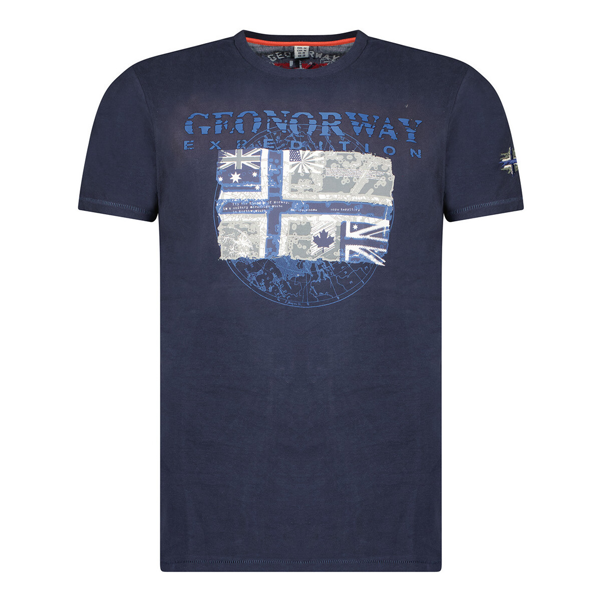 Kleidung Herren T-Shirts Geographical Norway SW1270HGNO-NAVY Marine