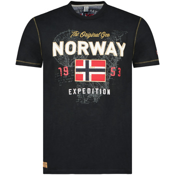 Kleidung Herren T-Shirts Geo Norway SW1304HGNO-BLACK Schwarz