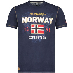 Kleidung Herren T-Shirts Geographical Norway SW1304HGNO-NAVY Blau