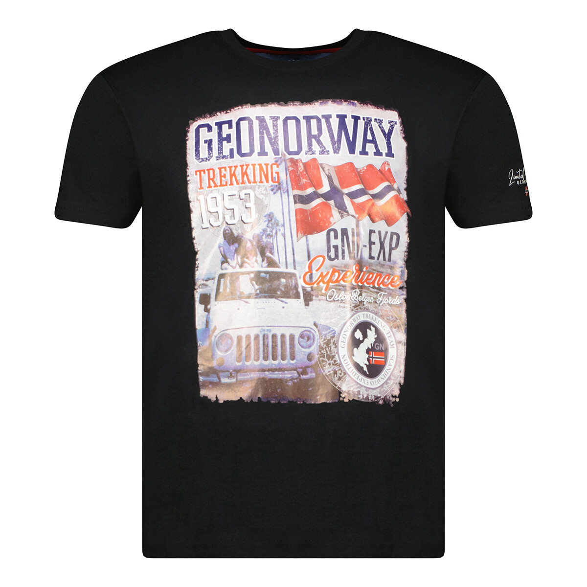 Kleidung Herren T-Shirts Geo Norway SW1959HGNO-BLACK Schwarz