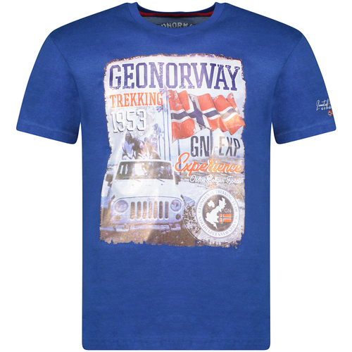 Kleidung Herren T-Shirts Geo Norway SW1959HGNO-ROYAL BLUE Blau