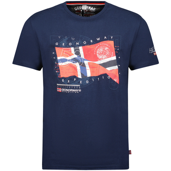 Kleidung Herren T-Shirts Geographical Norway SX1285HGNO-NAVY Marine