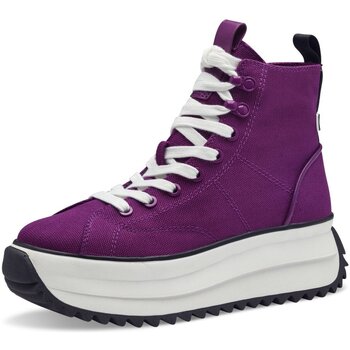 Schuhe Damen Sneaker Tamaris BootPlateauLila 1-25201-41/525 Violett