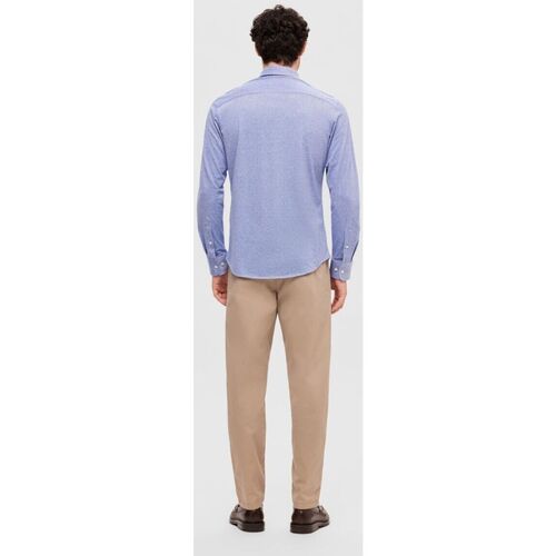 Selected 16090208 SLIM BOND-CASFMERE BLUE Blau