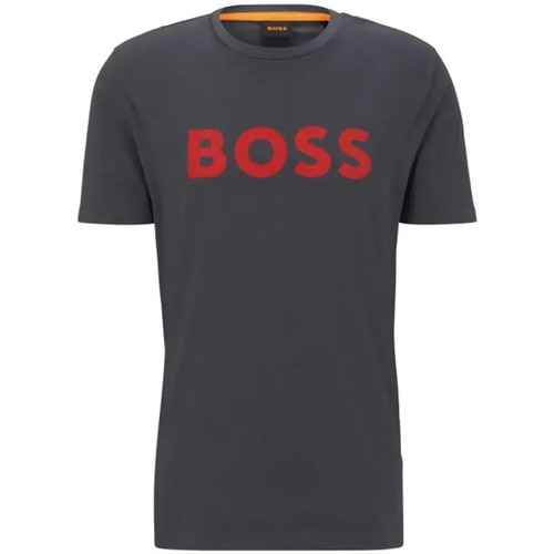 Kleidung Herren T-Shirts BOSS Jersey Grau