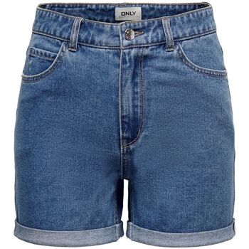 Kleidung Damen Shorts / Bermudas Only 15230571 VEGA-MEDIUM BLUE DENIM Blau