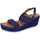 Schuhe Damen Sandalen / Sandaletten Le Mio' BC648 Blau