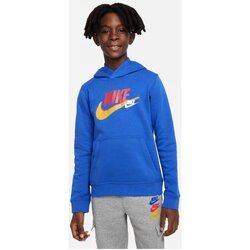 Kleidung Jungen Sweatshirts Nike Sport Sportswear Standard Issue Hoodie FD1197-480 Blau