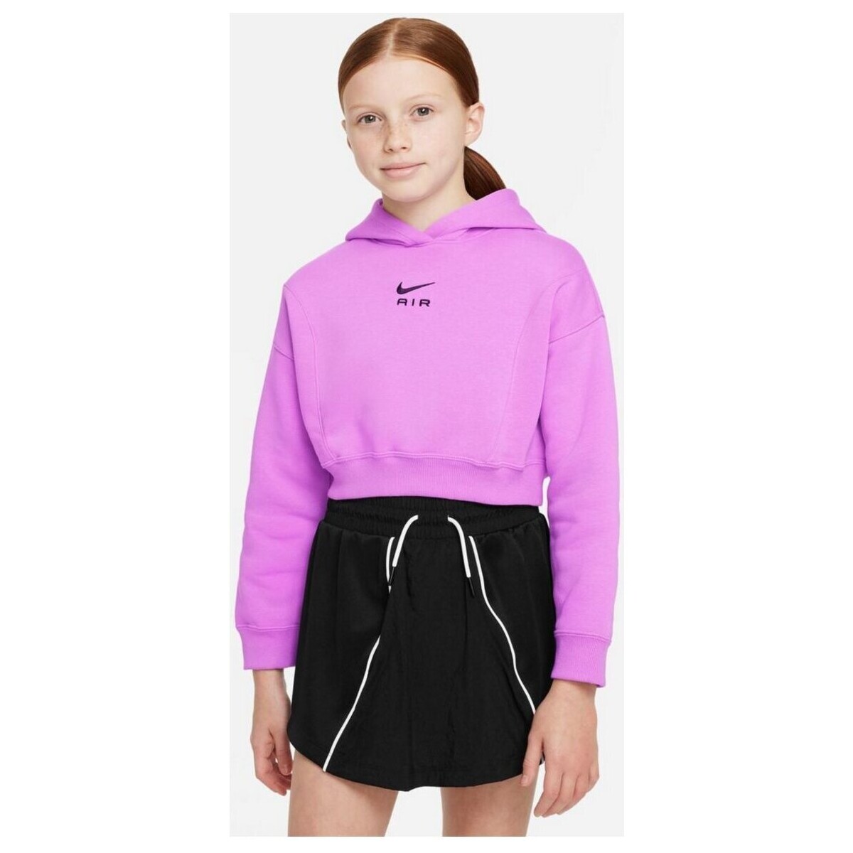 Kleidung Jungen Sweatshirts Nike Sport Air French Terry Crop Hoodie DX5008-532 Violett