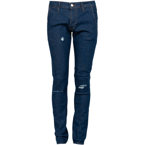 Kleidung Herren 5-Pocket-Hosen Guess X1RA16D4P37 Blau