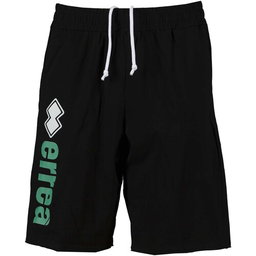 Kleidung Herren Shorts / Bermudas Errea Republic Essential Short Raw Cut Man Logo 74 Ad Schwarz