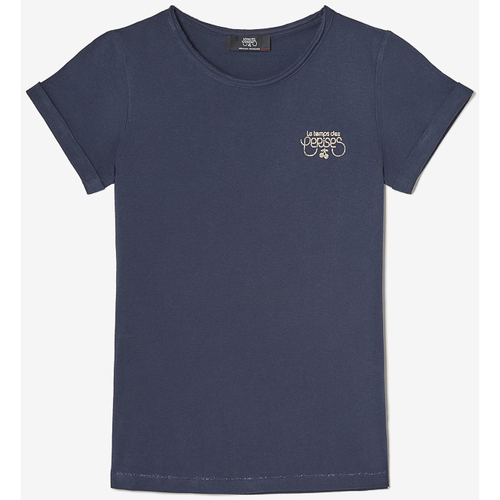 Kleidung Mädchen T-Shirts & Poloshirts Le Temps des Cerises T-shirt SMLTRAGI Blau