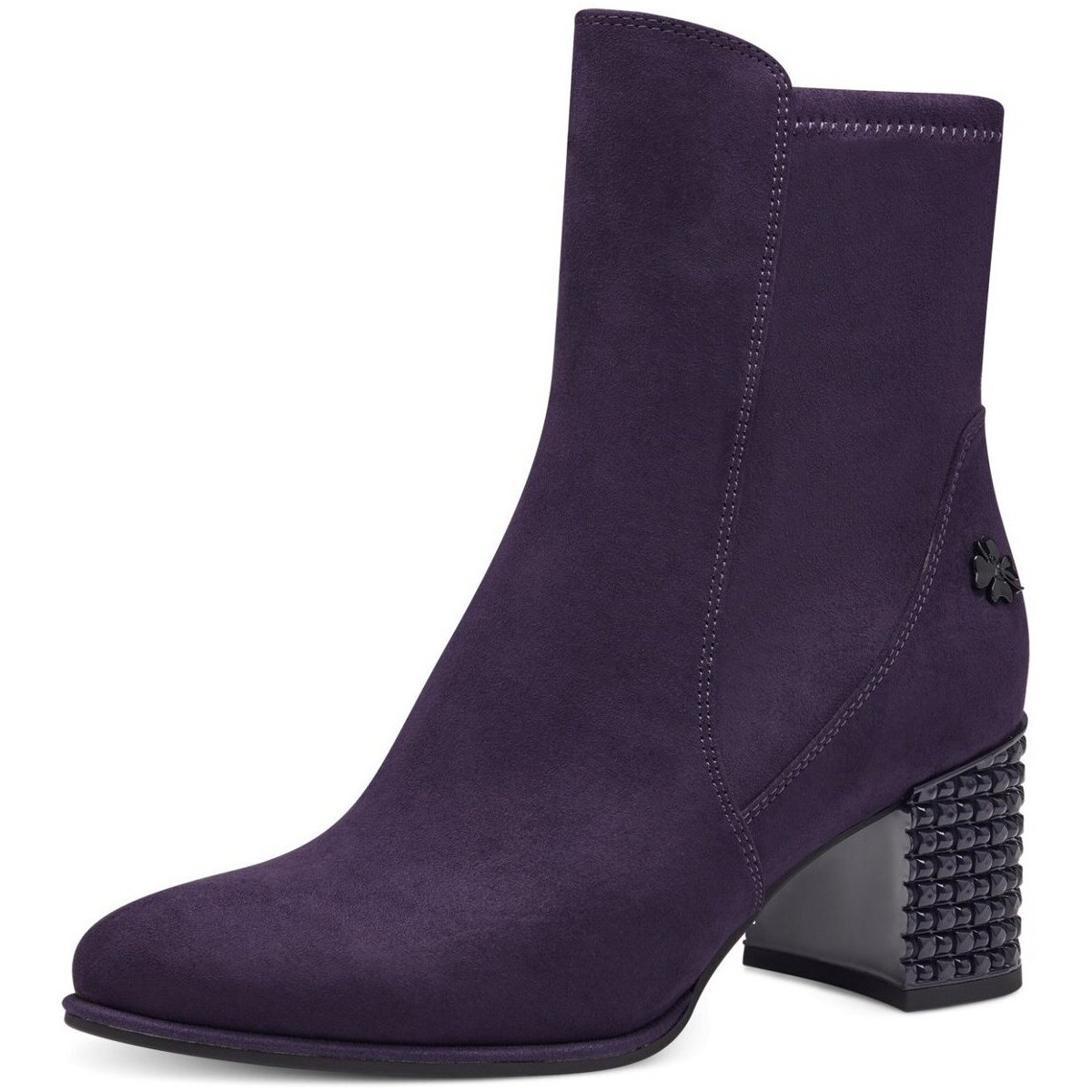 Schuhe Damen Stiefel Marco Tozzi Stiefeletten 2-85304-41/504 Violett