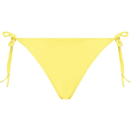 Kleidung Damen Bikini Calvin Klein Jeans String Side Tie Gelb