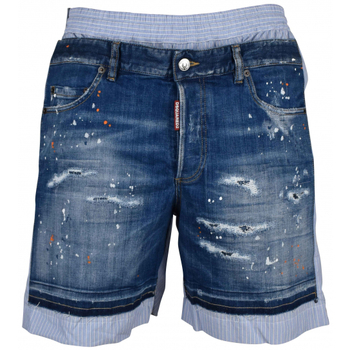 Kleidung Herren Shorts / Bermudas Dsquared  Blau