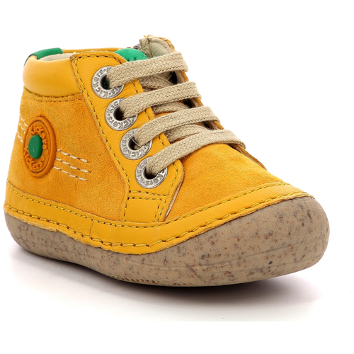 Schuhe Jungen Boots Kickers Sonistreet Gelb
