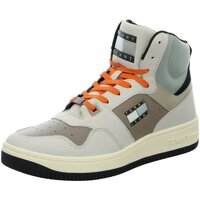 Schuhe Herren Sneaker Tommy Jeans TJM BASKET MID LEATHER EM0EM01258/AEV Beige