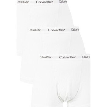 Unterwäsche Herren Boxershorts Calvin Klein Jeans 3 Packungsstämme Weiss