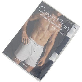 Calvin Klein Jeans Slim Fit Boxershorts mit 2er-Packung Schwarz