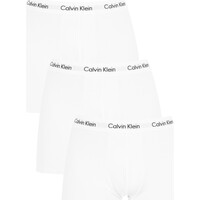 Unterwäsche Herren Boxershorts Calvin Klein Jeans 3er-Pack aus Baumwoll-Stretch-Boxershorts Weiss