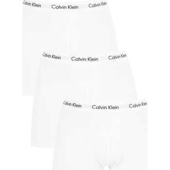 Unterwäsche Herren Boxershorts Calvin Klein Jeans 3er-Pack aus Baumwoll-Stretch-Boxershorts Weiss