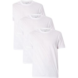 Kleidung Herren T-Shirts Lacoste 3er Pack Crew T-Shirt Weiss