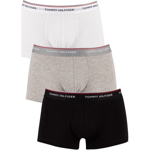 Unterwäsche Herren Boxershorts Tommy Hilfiger 3er Pack Premium Essentials Low Rise Trunks Multicolor