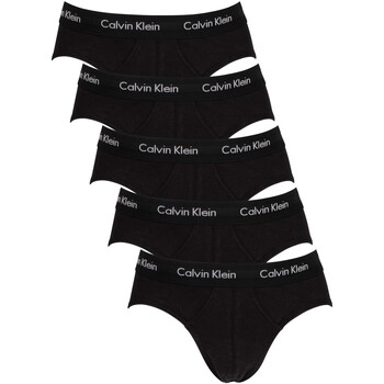 Unterwäsche Herren Slips Calvin Klein Jeans 5er Pack Classic Fit Hip Slips Schwarz