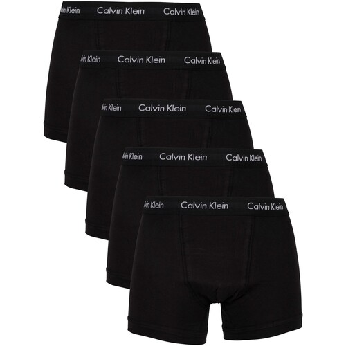 Unterwäsche Herren Boxershorts Calvin Klein Jeans 5 Pack Koffer Schwarz