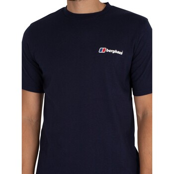 Berghaus T-Shirt mit Bio-Logo Blau