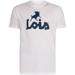 Kleidung Herren T-Shirts Lois Logo Classic T-Shirt Weiss