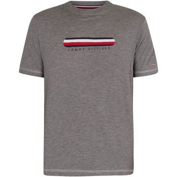 Kleidung Herren Pyjamas/ Nachthemden Tommy Hilfiger Lounge Grafik T-Shirt Grau