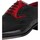 Schuhe Herren Richelieu Jeffery-West Oxford-Schuhe aus poliertem Leder Schwarz