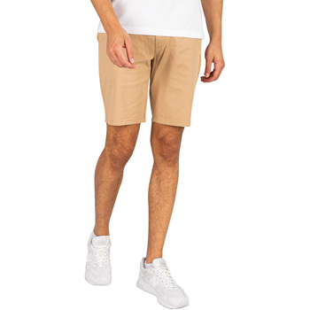 Kleidung Herren Shorts / Bermudas Farah Bassett Organic Chino-Shorts Beige