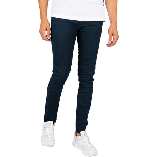 Kleidung Herren Slim Fit Jeans Farah Slim-Jeans aus Drake-Twill Blau