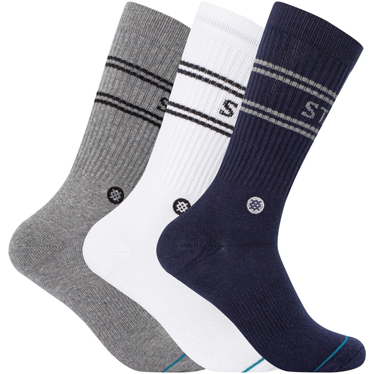 Unterwäsche Herren Söckchen Stance 3er-Pack Casual Basic Socken Multicolor