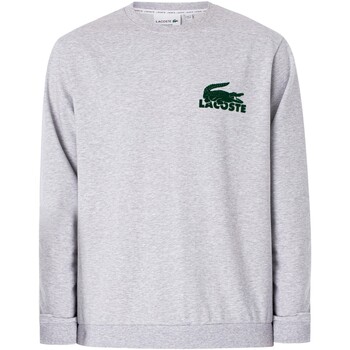 Kleidung Herren Pyjamas/ Nachthemden Lacoste Lounge Logo Sweatshirt Grau