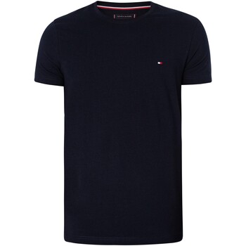 Kleidung Herren T-Shirts Tommy Hilfiger Core-Stretch Extra Slim T-Shirt Blau