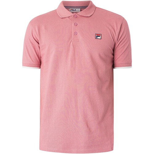 Kleidung Herren Polohemden Fila Maßgeschneidertes Basic-Poloshirt mit Spitzen Rosa